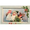 Image 1 : 5 Brundage Christmas Greetings Children & Santa Postcards