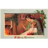 Image 2 : 5 Brundage Christmas Greetings Children & Santa Postcards