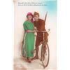Image 2 : 4 Tinted Real Photo Military Romance & Bicycle Postcards
