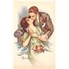 Image 1 : 6 Romance Pretty Lady Signed Busi Postcards