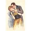 Image 2 : 6 Romance Pretty Lady Signed Busi Postcards