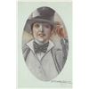 Image 1 : 7 Green Border Mauzan Pretty Lady Postcards