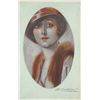 Image 2 : 7 Green Border Mauzan Pretty Lady Postcards