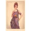 Image 2 : 6 Signed Bompard Pretty Lady Postcards