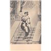 Image 1 : 5 Black & White Pretty Lady Romance Postcards