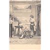 Image 2 : 5 Black & White Pretty Lady Romance Postcards