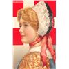 Image 1 : 5 Tuck Flag Background International Girl Postcards