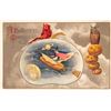 Image 2 : Set of 4 Winsch Halloween Witches in Transportation Holiday Greeting Postcards