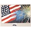 Image 2 : 4 Postcard Installment Set Patriotic Handpainted & Signed By Artist