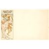 Image 2 : Set of 4 Seasons by Alphonse Mucha Art Nouveau Postcards