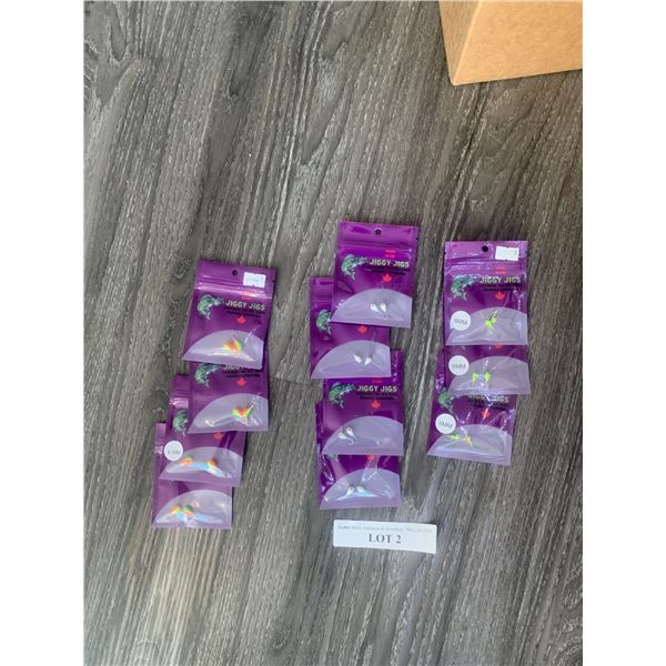 Jiggy Jigs Tungsten Glow Lures (5mm & 6mm) 11 units