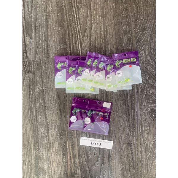 Jiggy Jigs Tungsten Glow Lures (5mm & 6mm) 11 units