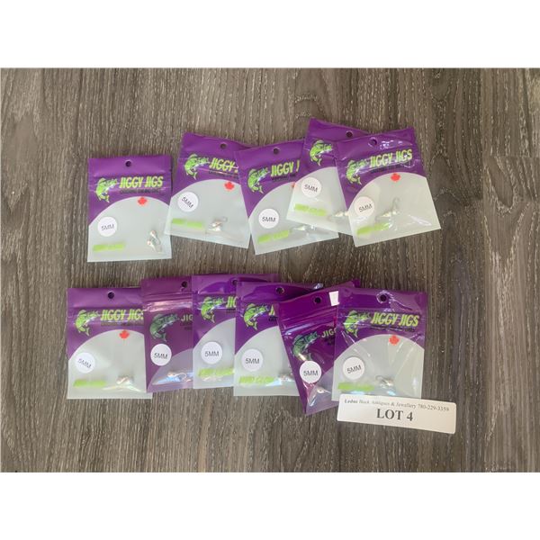 Jiggy Jigs Tungsten Glow Lures (5mm) 11 units