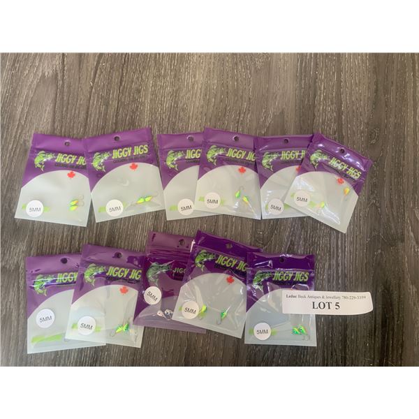 Jiggy Jigs Tungsten Glow Lures (5mm) 11 units