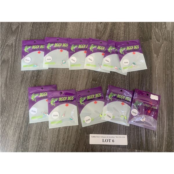 Jiggy Jigs Tungsten Glow Lures (5mm) 11 units