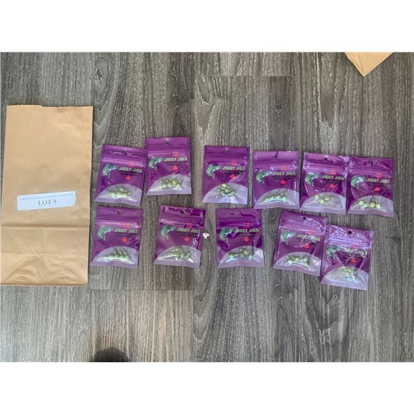 Jiggy Jigs Vivid Glow Lures (5mm) 11 units