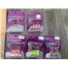 Image 2 : Jiggy Jigs Vivid Glow Lures (3/8.oz) 6 units, (1/2.oz) 1 unit, (est. 1/16.oz) 3 units