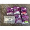 Image 2 : Jiggy Jigs Vivid Glow Lures (1/2.oz) 6 units, (6 mm) 4 units, 1 tiny lure box