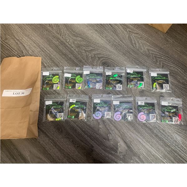 Assortment of 12 Bite Rite Lures