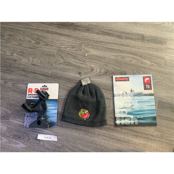 Scotty Universal Rod Holder 1 Unit, 1 Pozzy's Toque, 1 Scotty Magazine