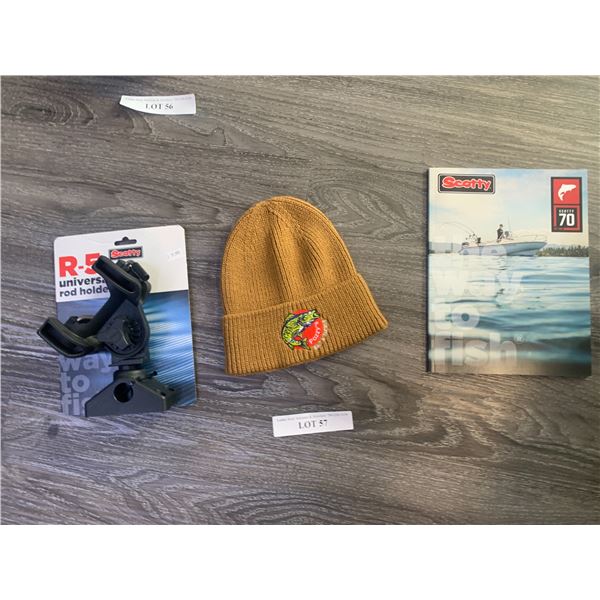 Scotty Universal Rod Holder 1 Unit, 1 Pozzy's Toque, 1 Scotty Magazine