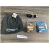 Image 2 : Berkley Sunglasses Polarized 1 Unit, 1 Pozzy's Toque, 1 Sureline Braided 15lbs 150 Yds Line, 1 Surel