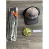 Image 2 : Compac Ice Plastic Tip-Up 1 Unit, 1 Pozzy's Hat, Compac Rubber Core Sinkers 1 Unit, 1 Alberta Huntin