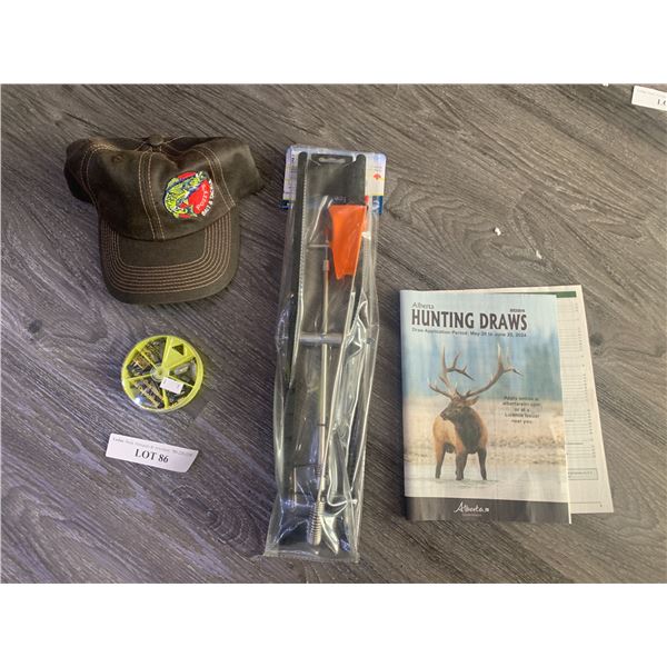 Compac Ice Plastic Tip-Up 1 Unit, Pozzy's Hat, Rubber Core Sinkers 1 Unit