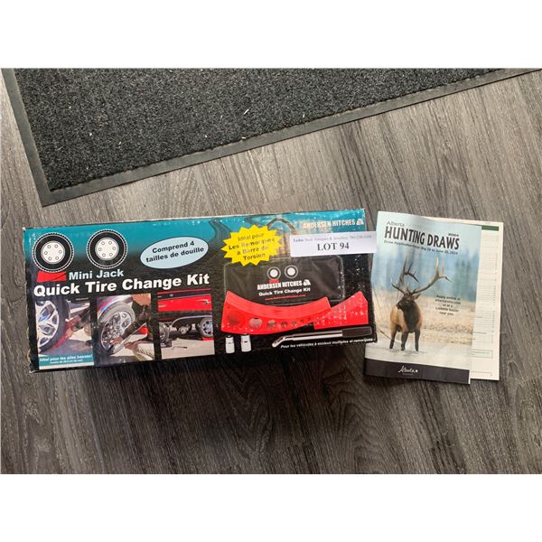 Mini Jack Quick Tire Change Kit- Anderson Hitches
