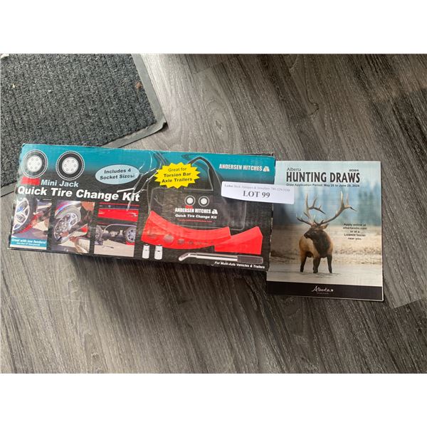 Mini Jack Quick Tire Change Kit- Anderson Hitches