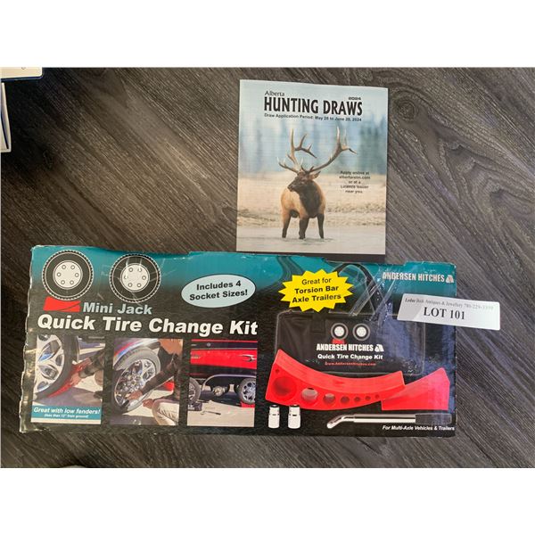 Mini Jack Quick Tire Change Kit- Anderson Hitches
