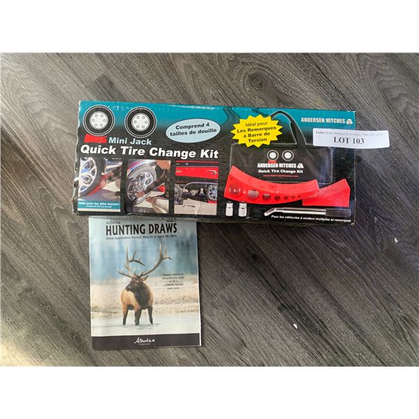 Mini Jack Quick Tire Change Kit- Anderson Hitches