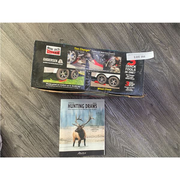 Mini Jack Quick Tire Change Kit- Anderson Hitches