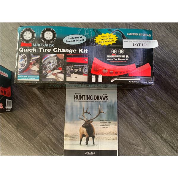 Mini Jack Quick Tire Change Kit- Anderson Hitches