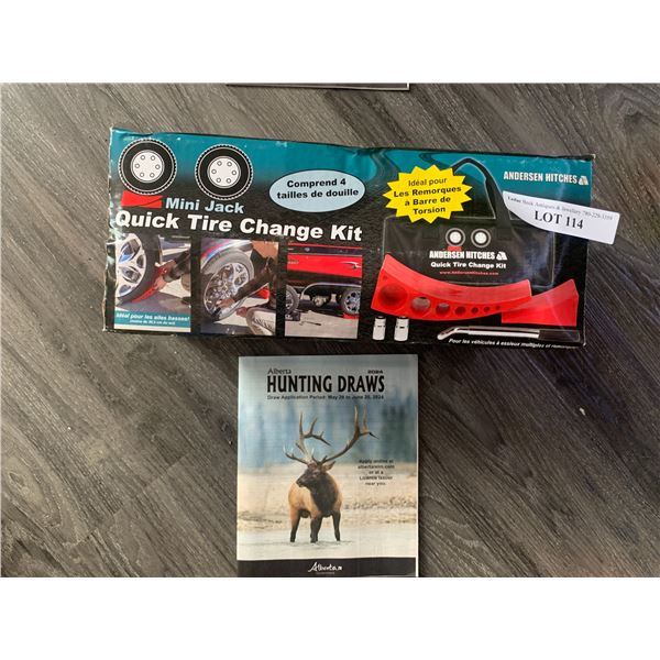 Mini Jack Quick Tire Change Kit- Anderson Hitches