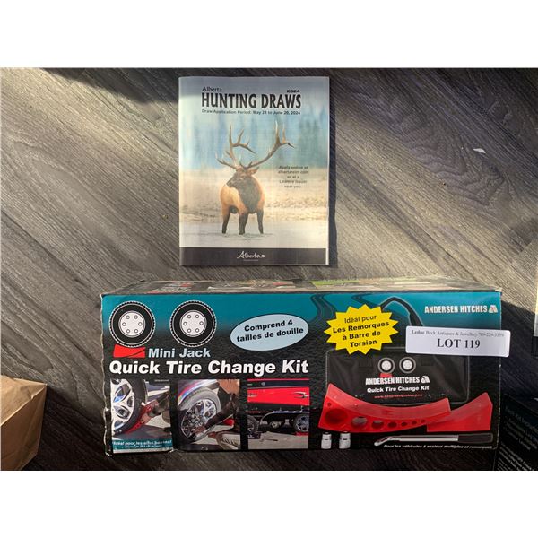 Mini Jack Quick Tire Change Kit- Anderson Hitches