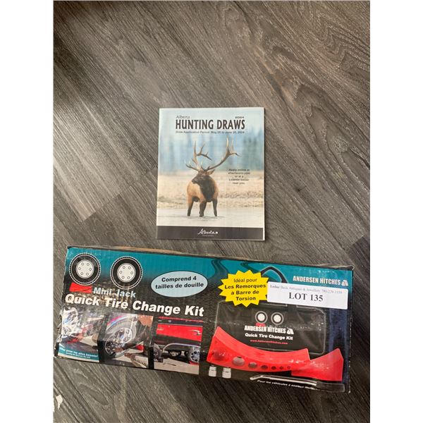 Mini Jack Quick Tire Change Kit- Anderson Hitches