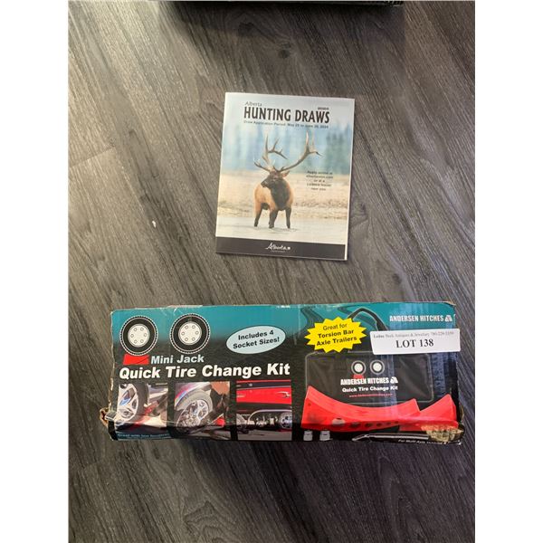 Mini Jack Quick Tire Change Kit- Anderson Hitches
