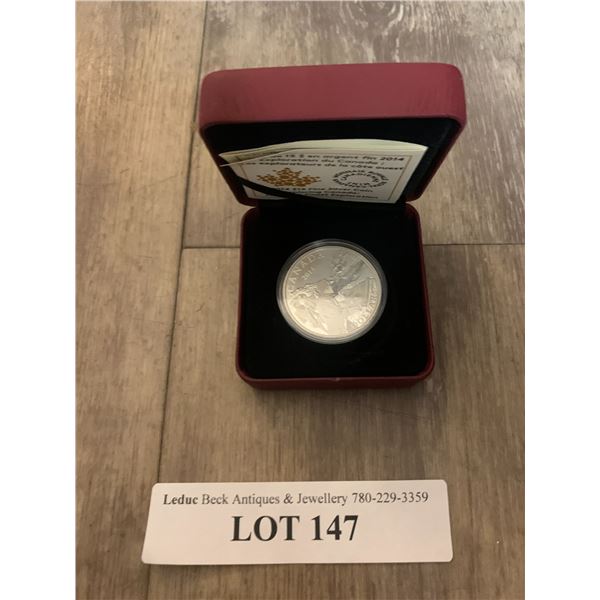 2014 Exloring Canada: The West Coat Exploration Silver Coin