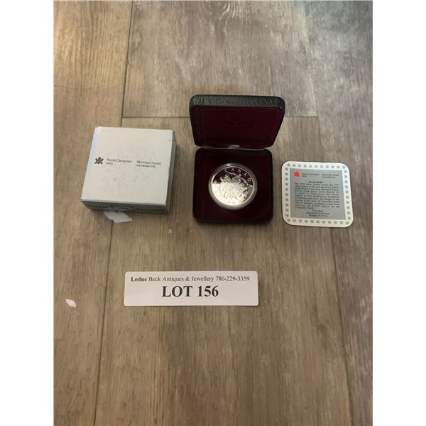 1969-1994 25h Anniversary of the Last Dog Team Patrol of the RCMP Silver Coin