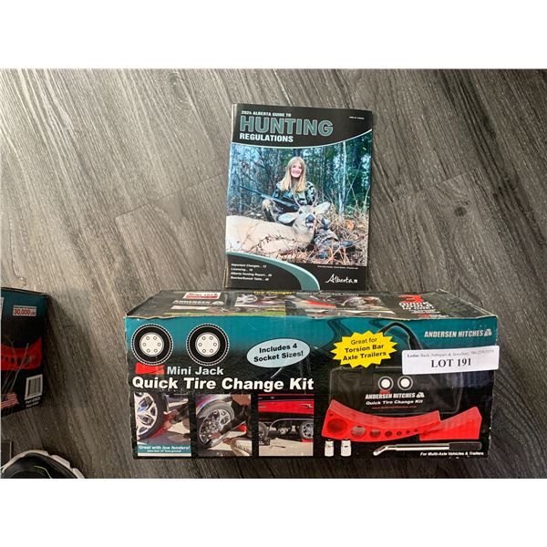 Mini Jack Quick Tire Change Kit- Anderson Hitches