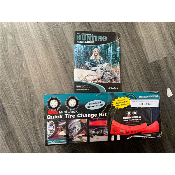 Mini Jack Quick Tire Change Kit- Anderson Hitches