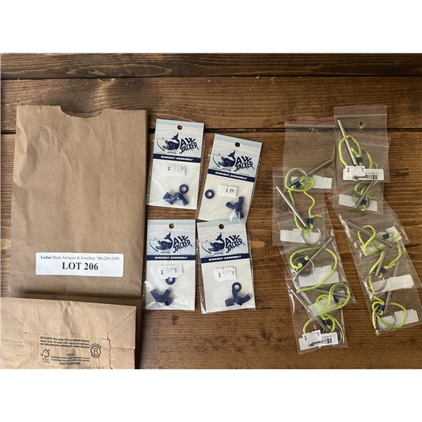 AW Jacker Wingnut Assembly & Jaw Jacker Rod Holder Pins