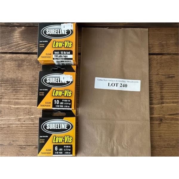 Surelline  Low-Vis Clear Fishing Line