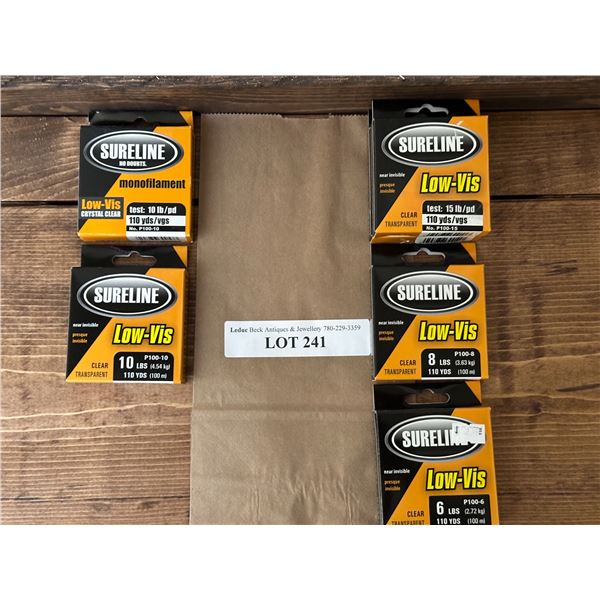 Sureline Low-Vis Clear Fishing Line