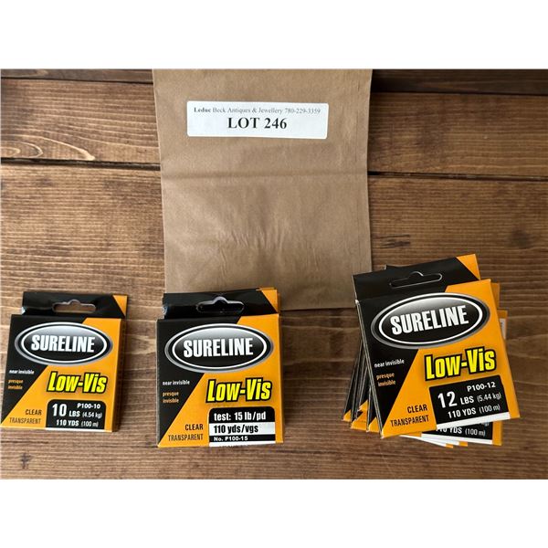 Sureline Low-Vis Clear Fishing Line 110 Yards