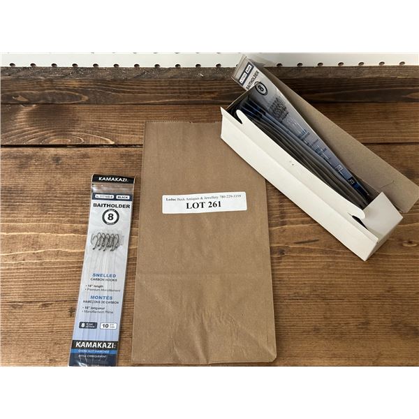 Kamakazi Bait-holder Snelled Carbon 8 Hooks