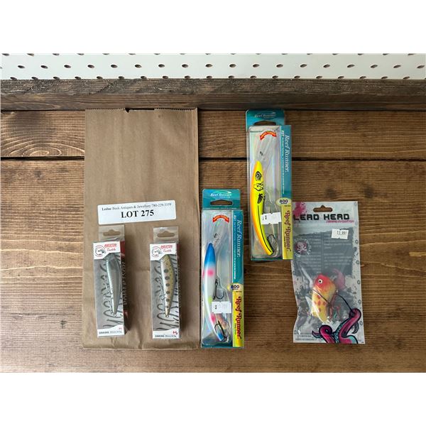 Reef Runner & Robertson Tackle & Lead Head Lures Rattle Trap