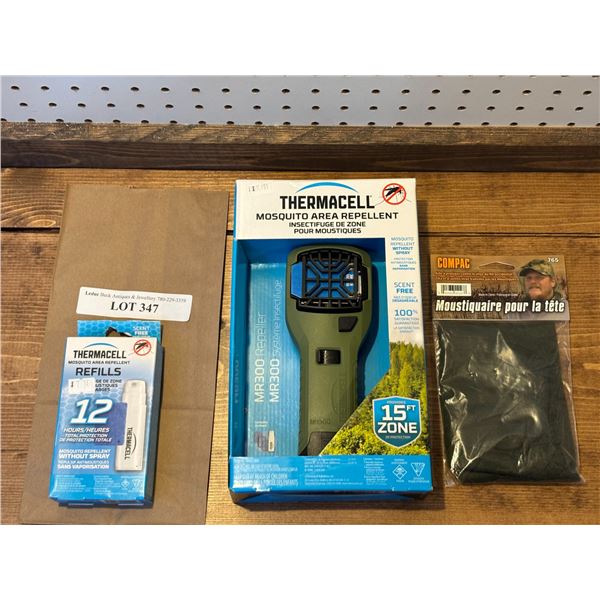 Thermacell Mosquito Area Repellent, Mosquito Repellent Refills, Mosquito Head Net