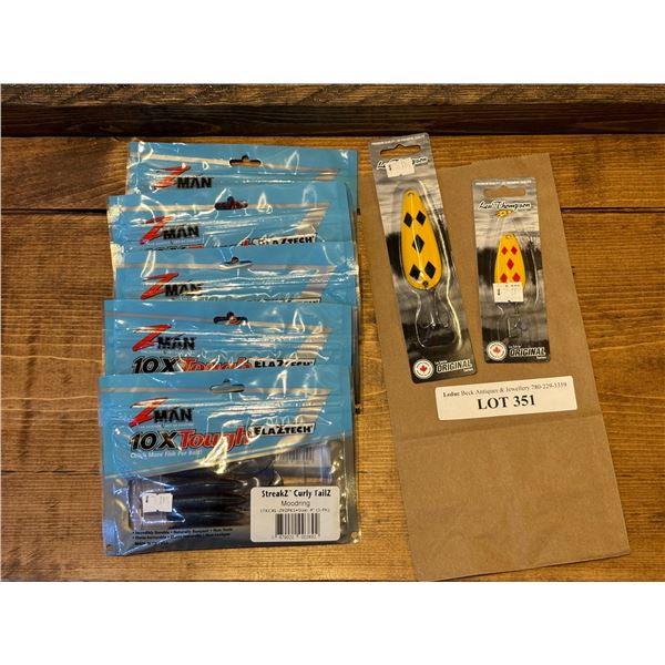 ZMAN Curly Tailz Moodring  & Len Thompson Tackle